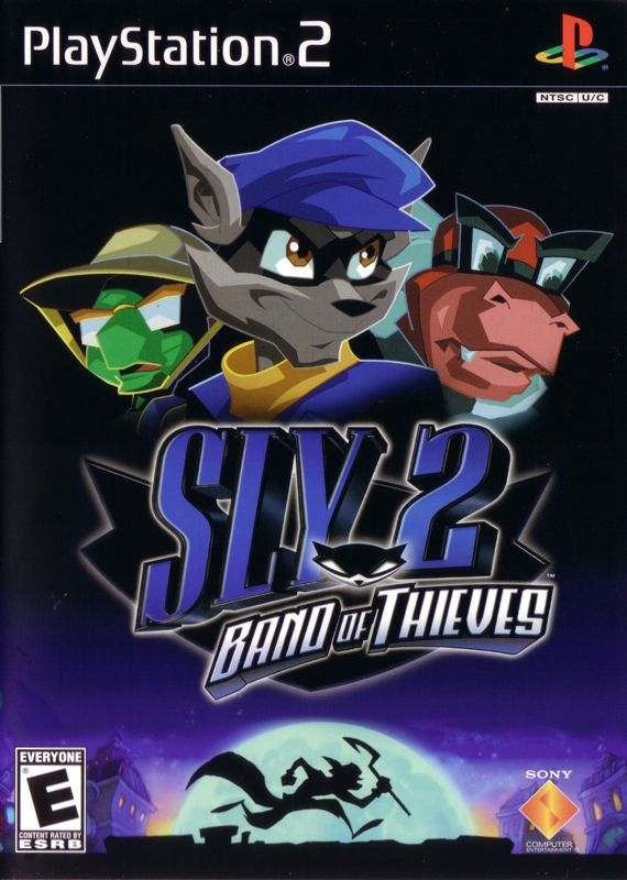 Sly 2: Band of Thieves box art for Playstation 2